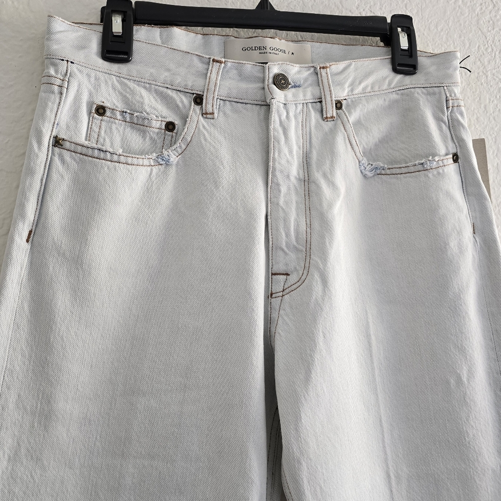 Golden Goose Brooke Boyfriend Bleached Jeans Size 27 - Picture 2 of 11